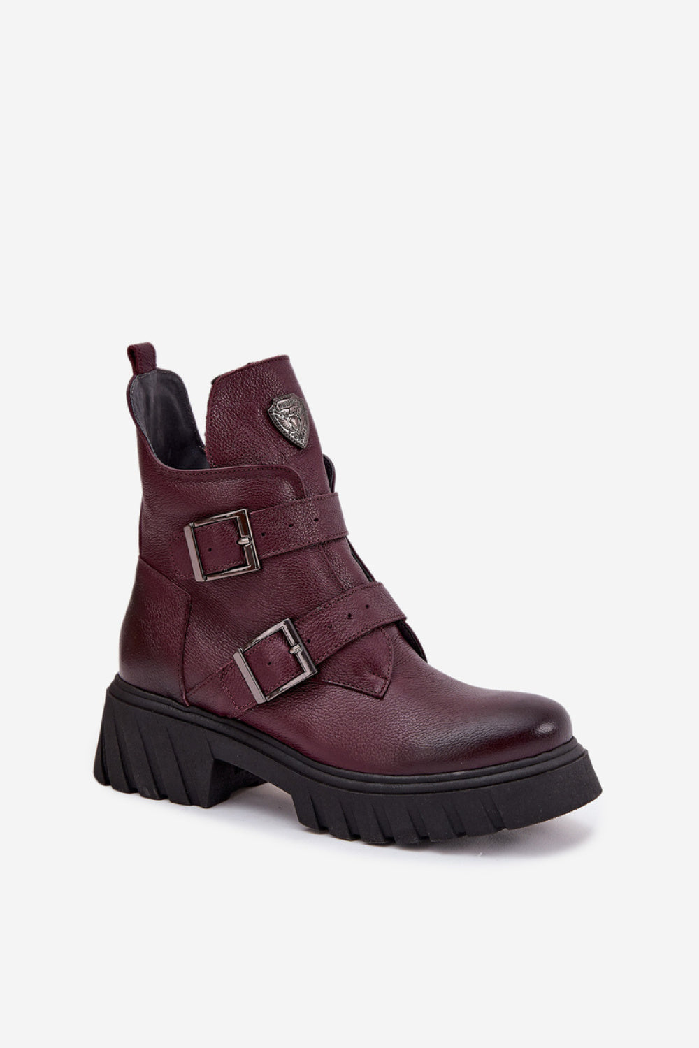 Step In Style Zazoo Burgundy Leather Boots - view 2