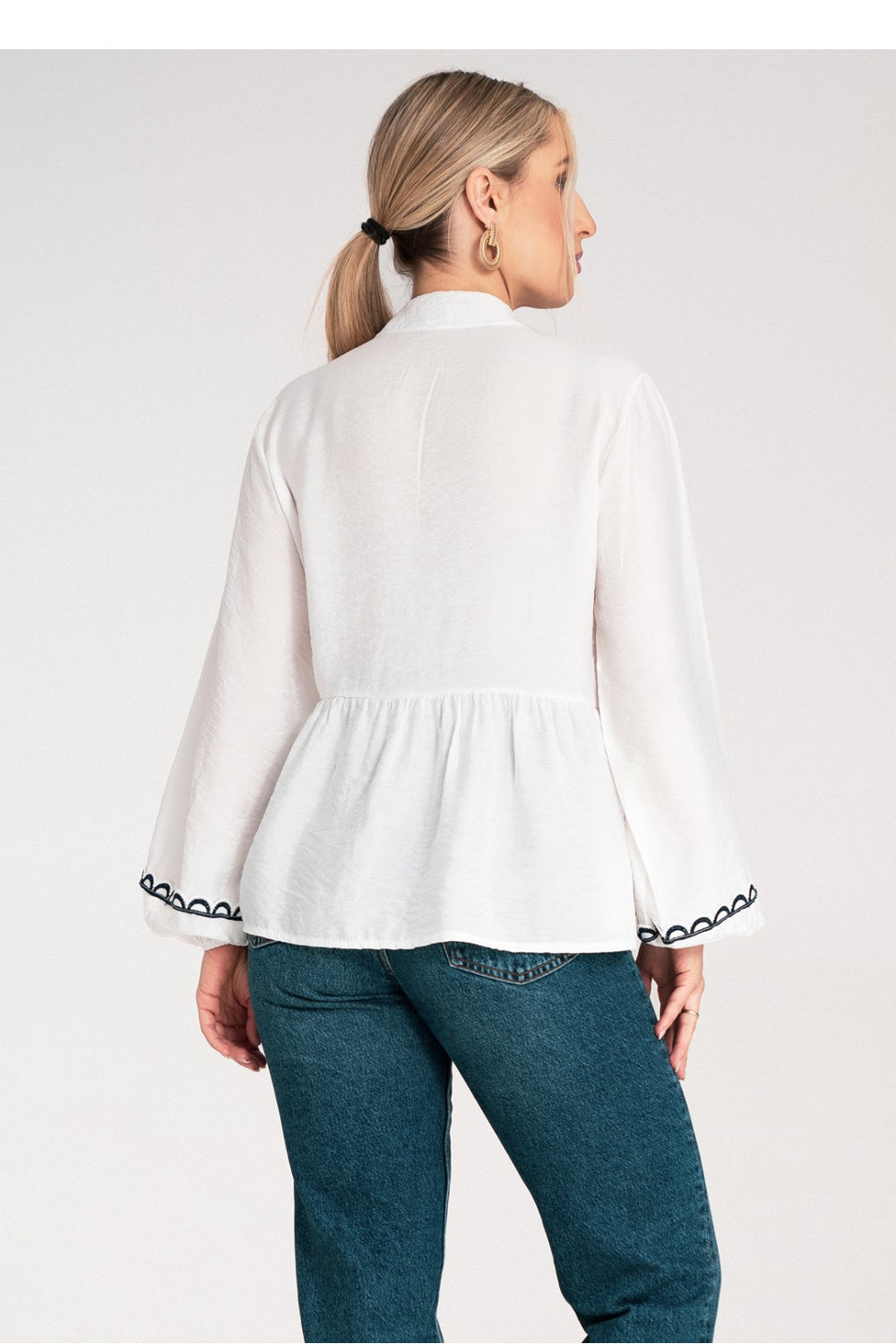 Figl White Viscose Blouse - view 3