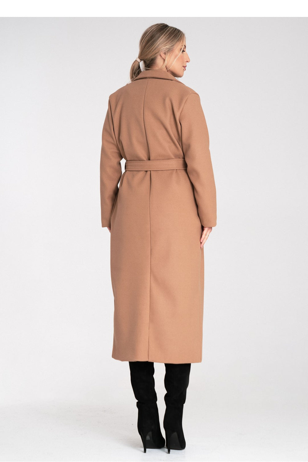 Figl Beige Polyester Coat - view 3