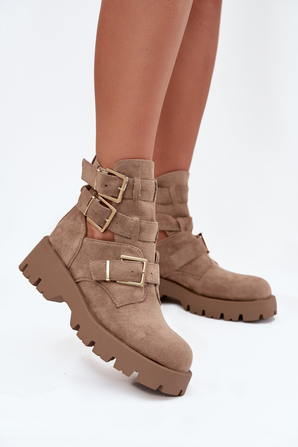 Step In Style Helisse Beige Suede Boots