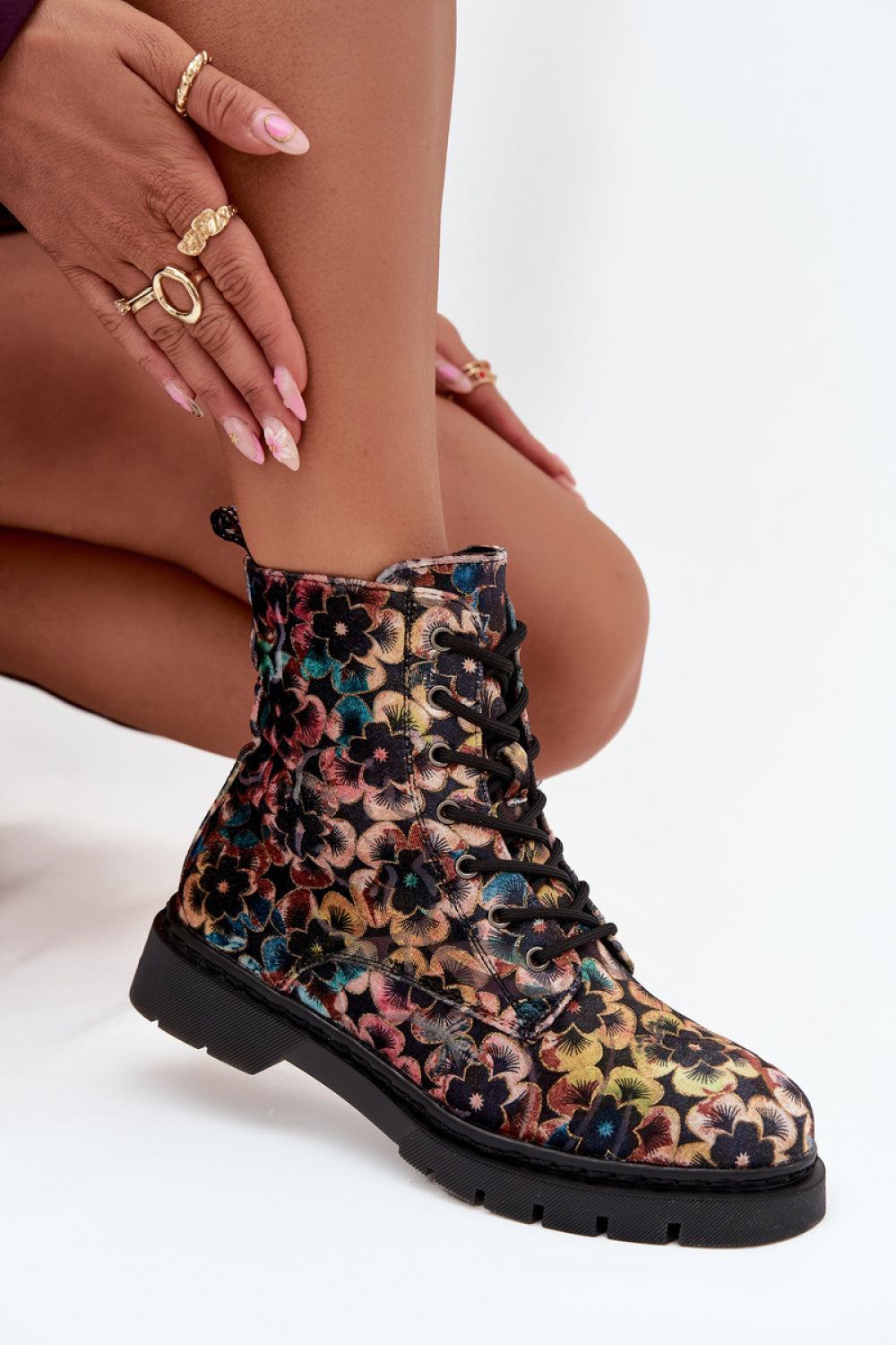 Step In Style Artiker Multicolour Flat Warm Lined Boots - view 2