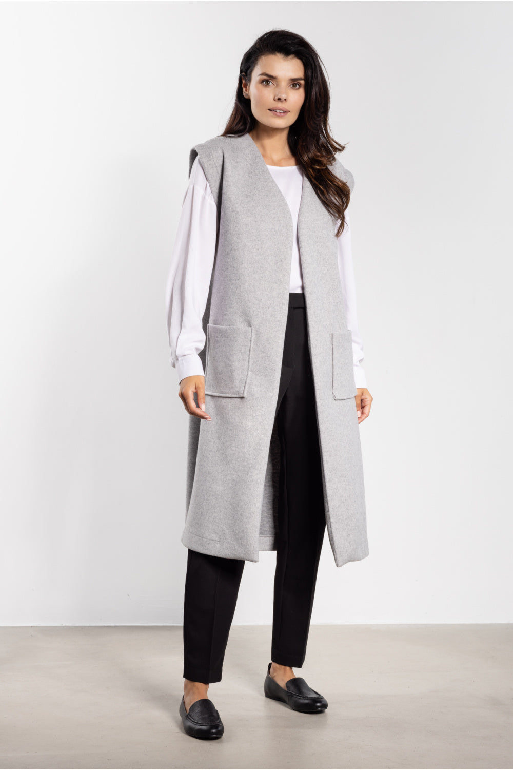 Awama Grey Gilet - view 2