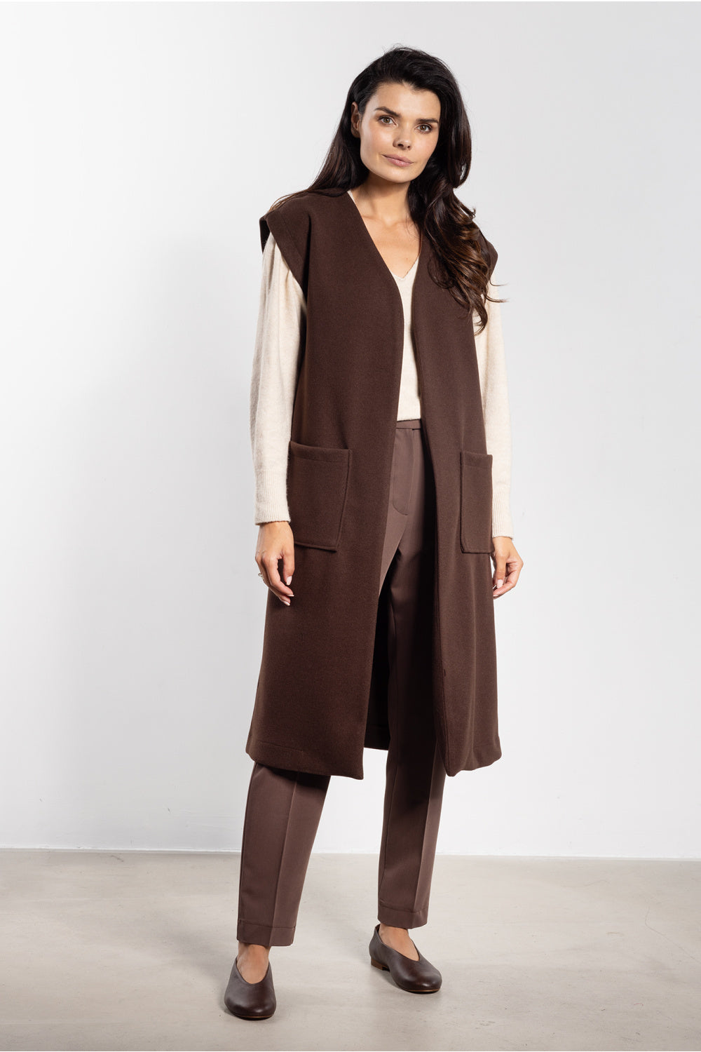 Awama Chocolate Gilet - view 2