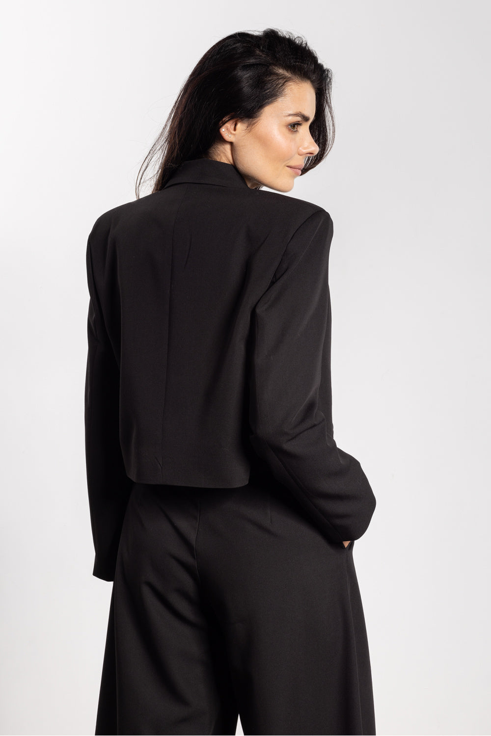 Awama Black Wide Leg Jacket - view 3