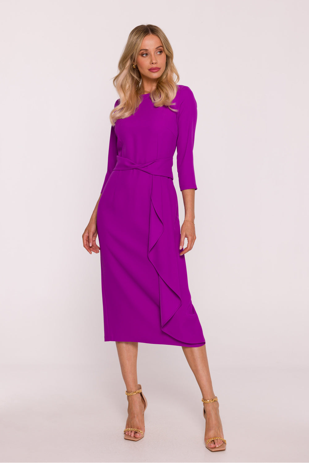 Stylove Lavender Bodycon Evening Dress - view 2