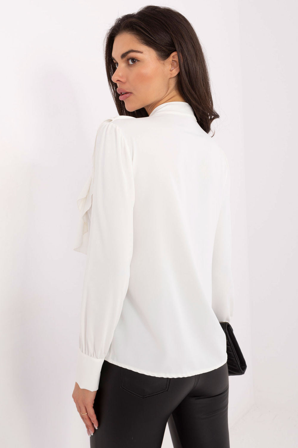 Rue Paris Ecru Long Sleeve Top - view 3