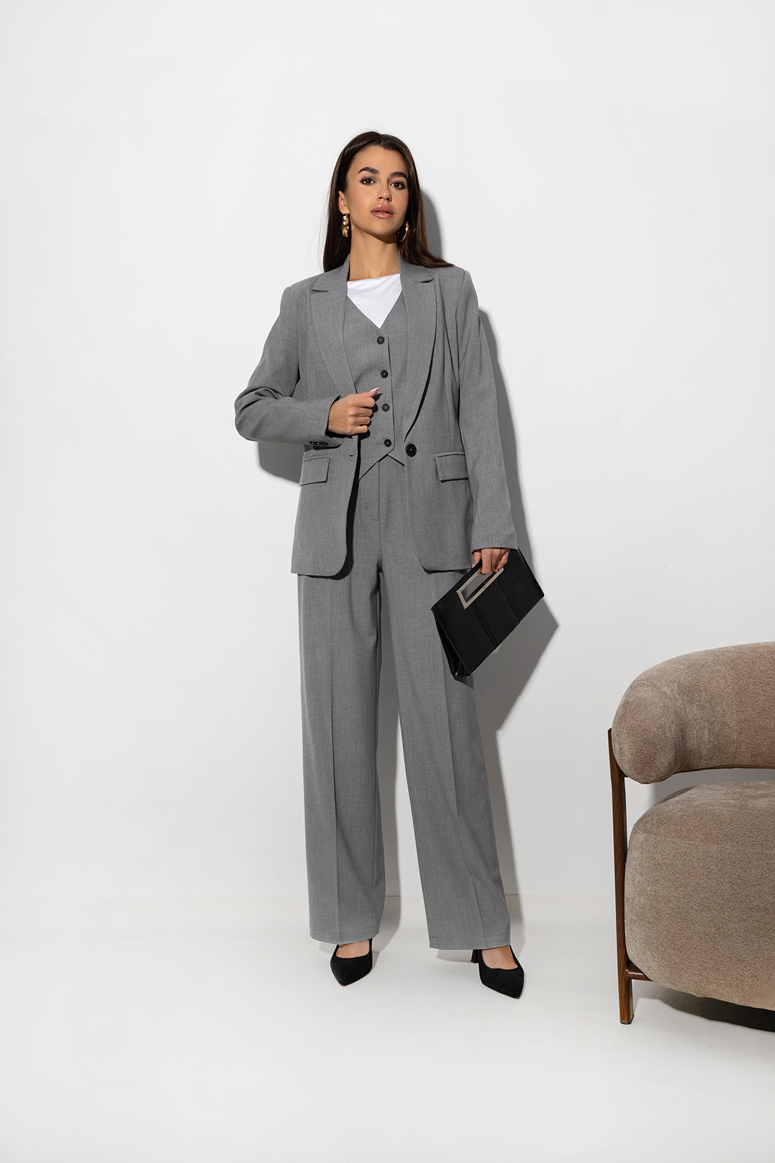 Cabba Grey Trousers - view 2