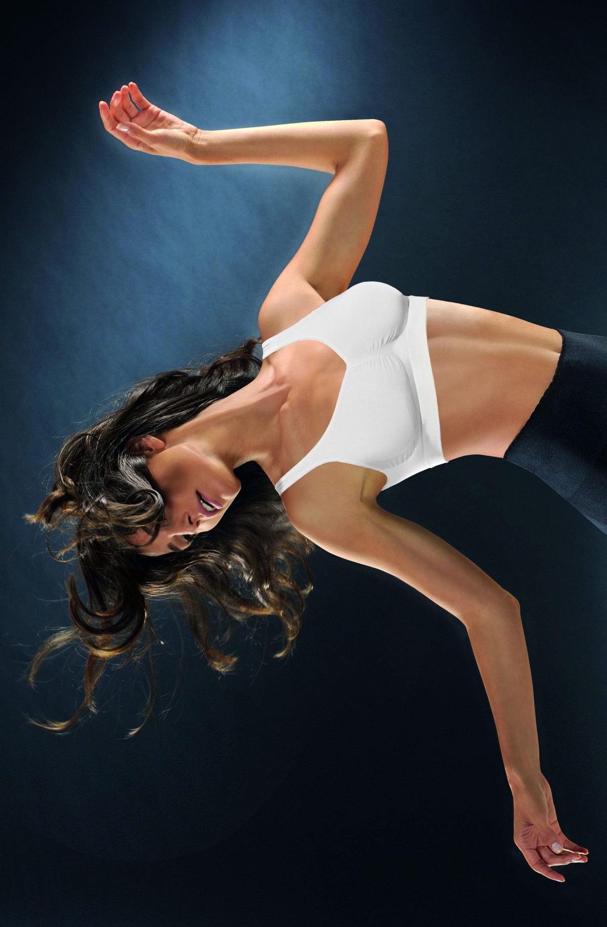 Control Body Medium Compression White Push Up Bra - view 3
