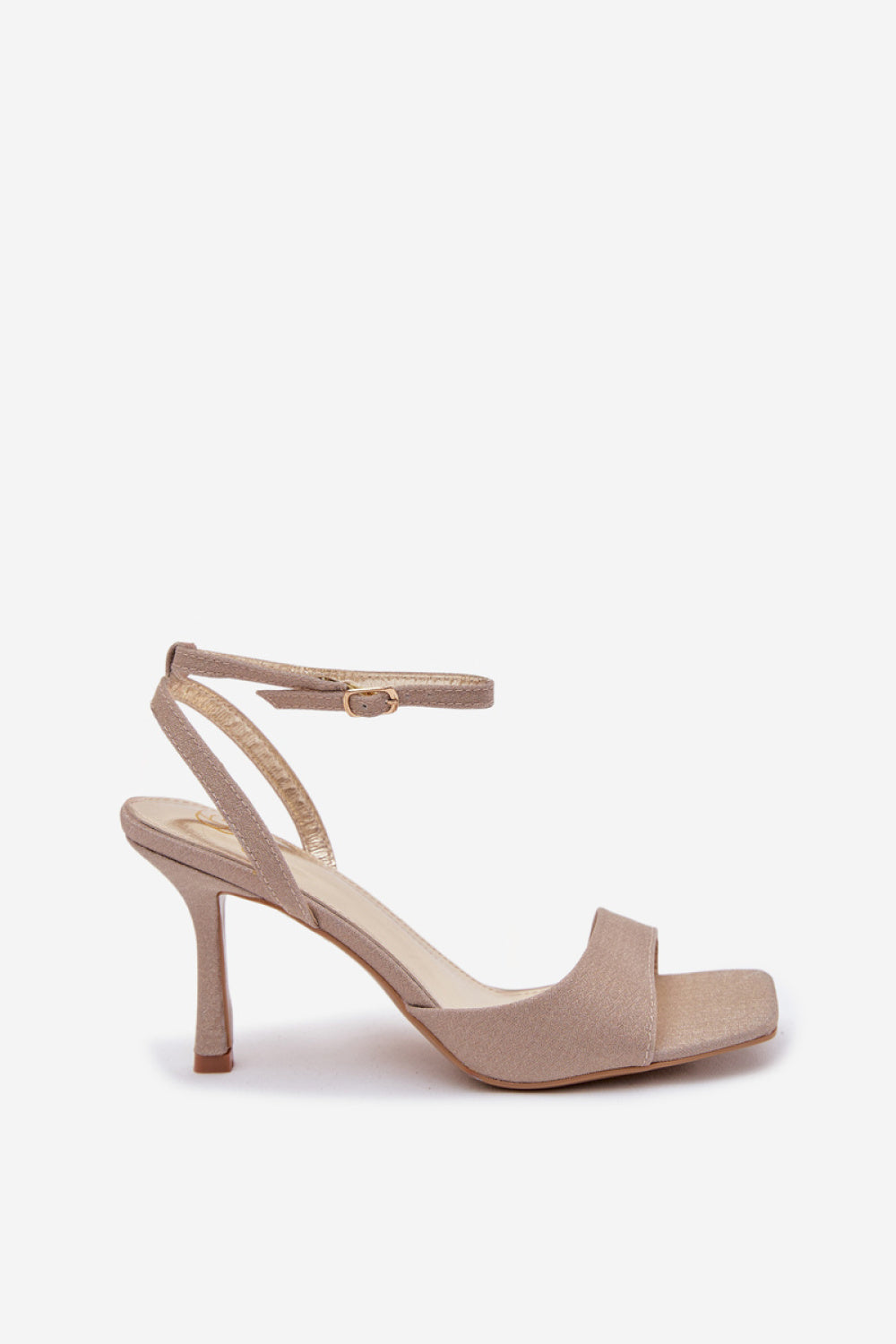 Step In Style Brisora Gold Heeled Sandals