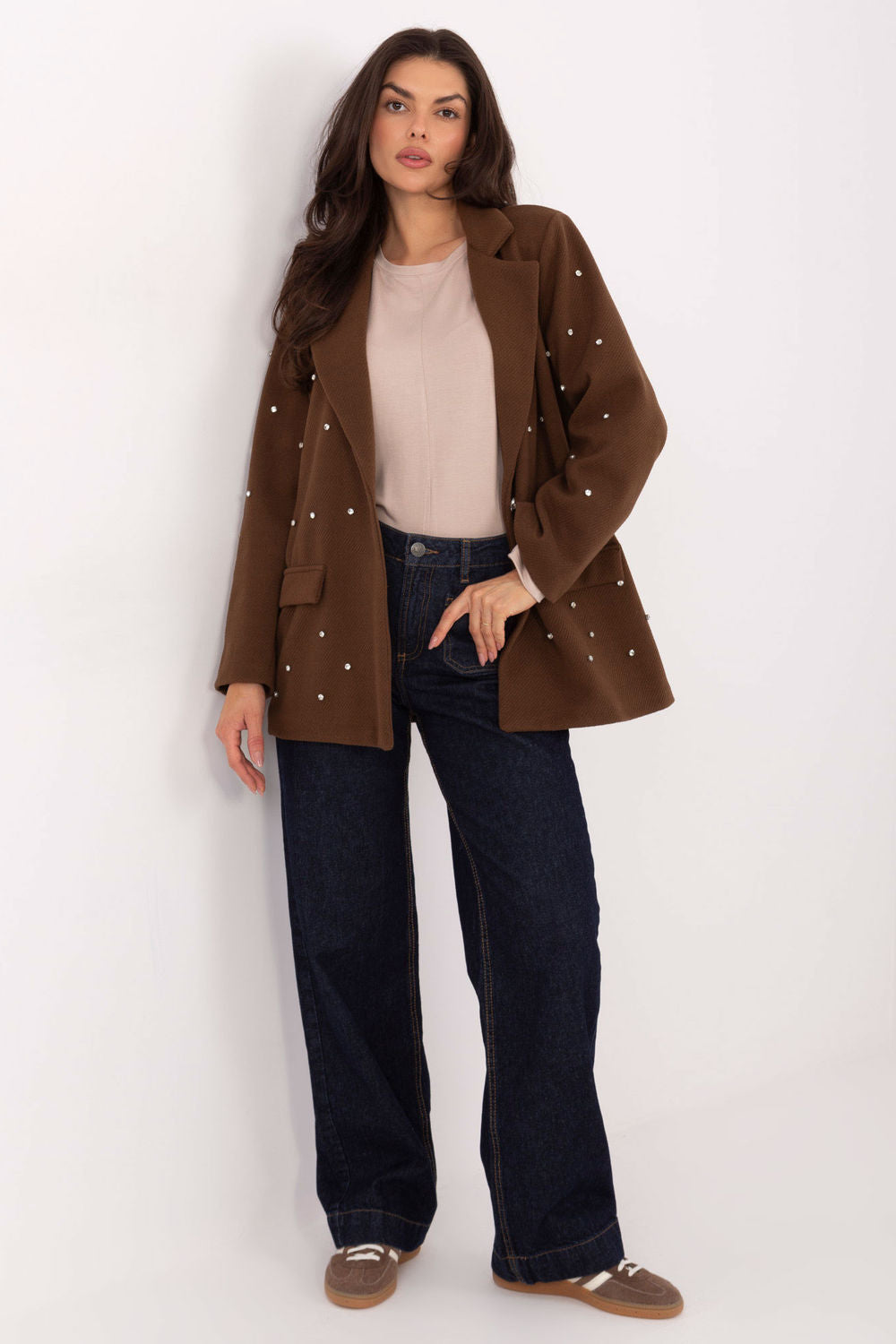 Italy Moda Brown Jacket - view 2