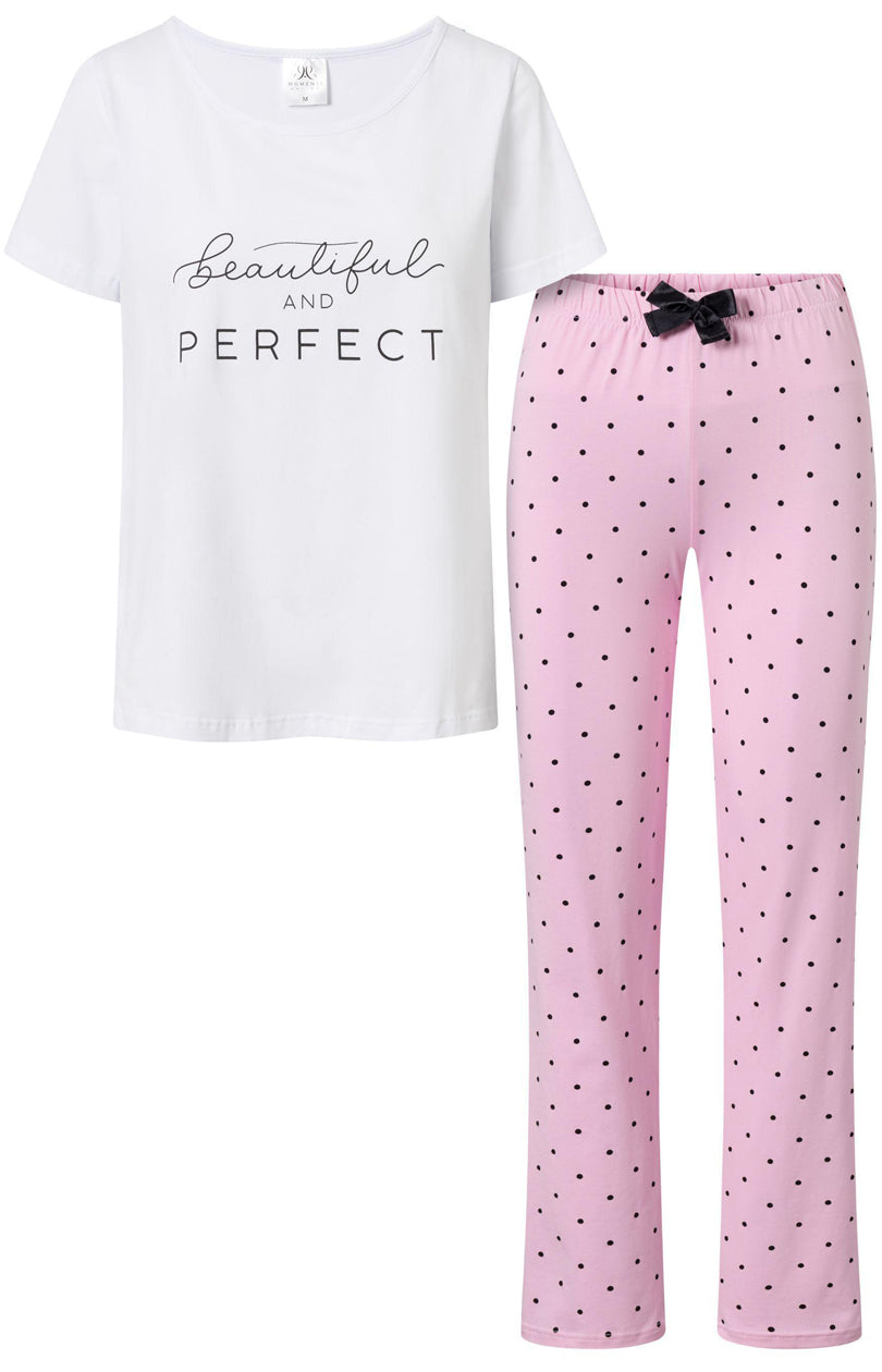 Momenti Per Me Flawless Pink Cotton Pyjamas - view 3