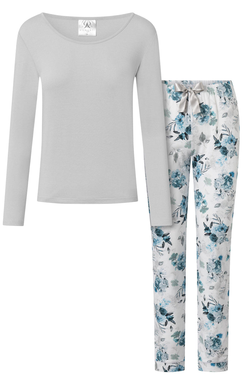 Momenti Per Me Lovely Day Aqua Cotton Pyjamas - view 4
