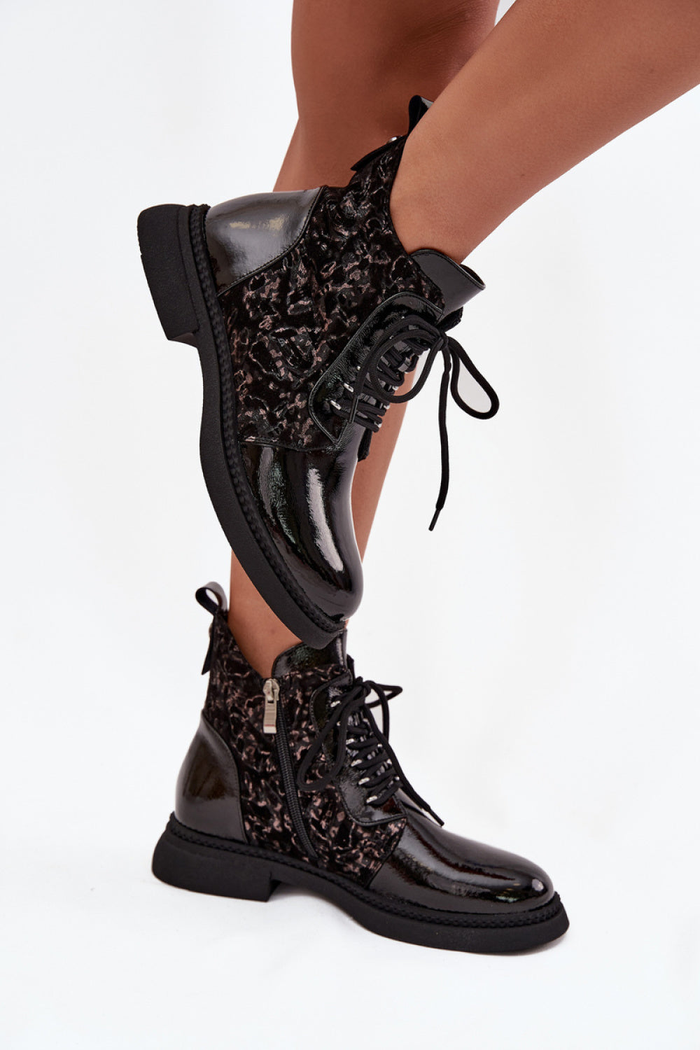 Step In Style Black Flat Boots