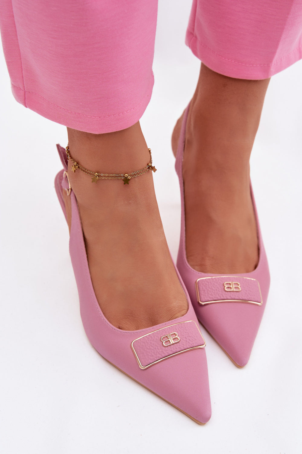 Step In Style Lurella Pink Stiletto High Heels - view 3