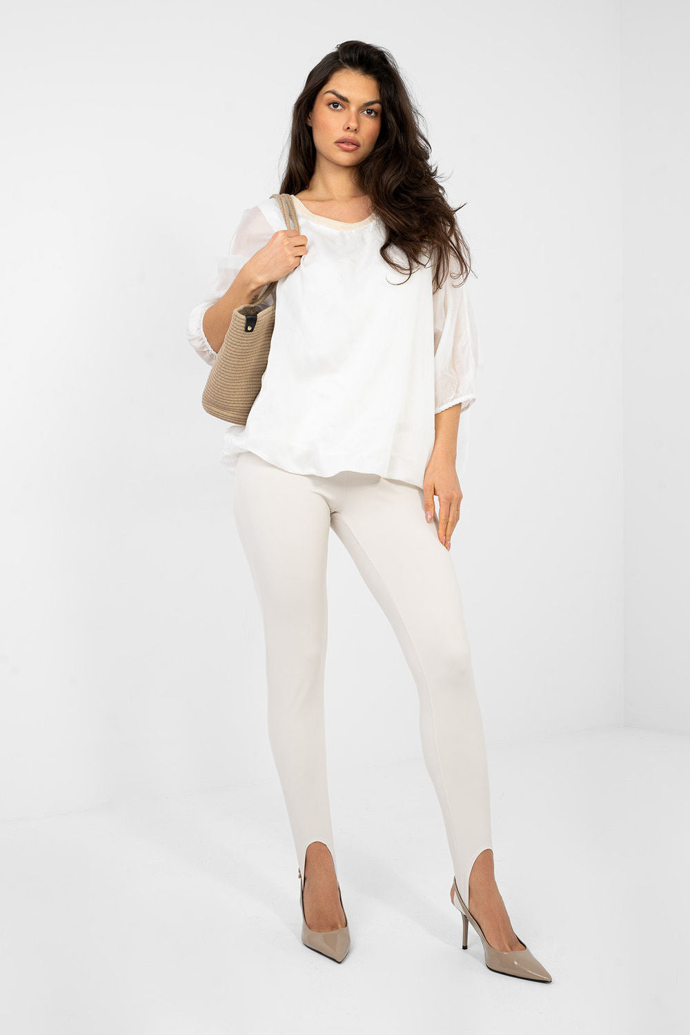 Italy Moda White Blouse - view 2