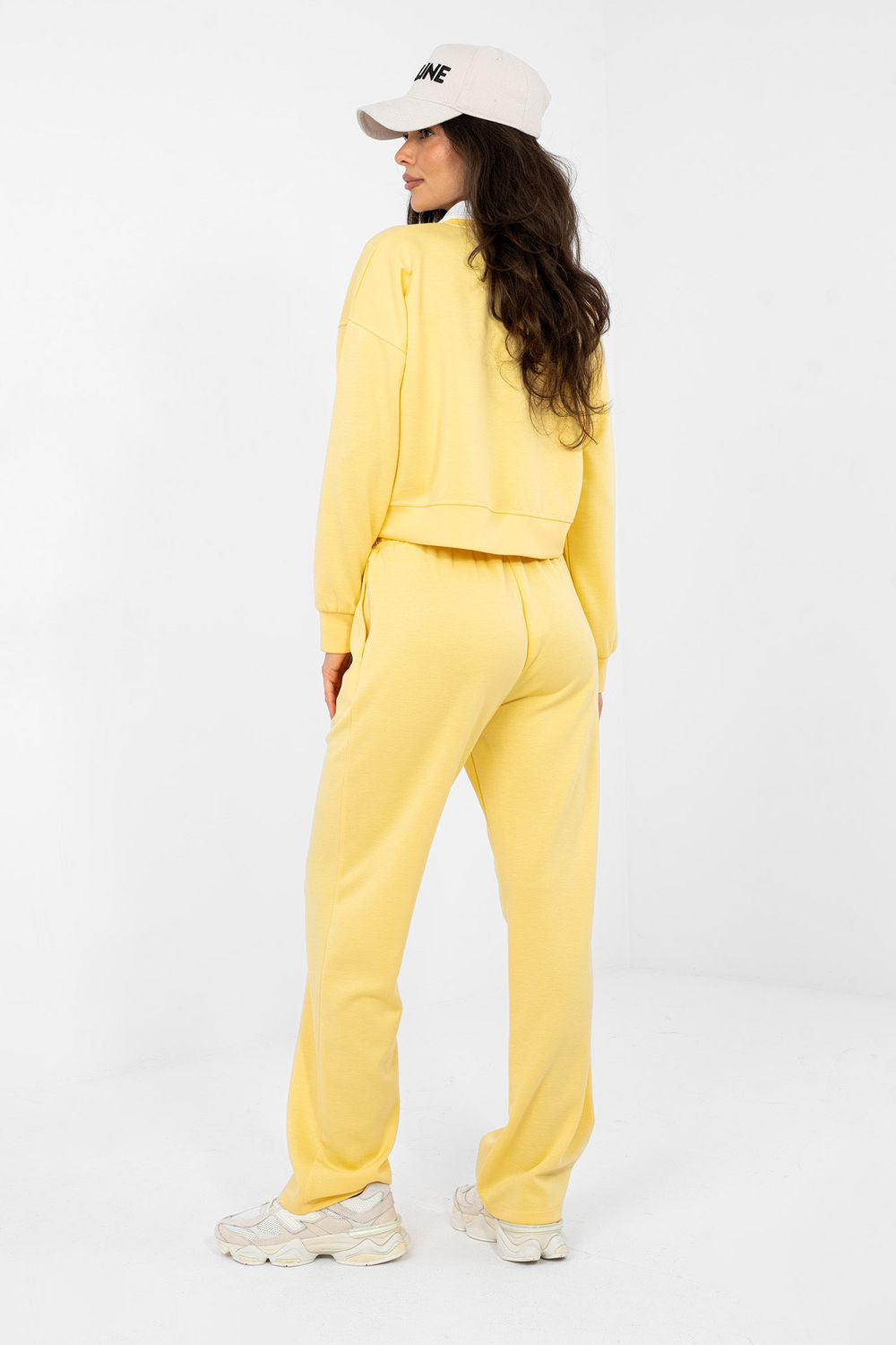 Italy Moda Yellow High Waisted Long Sleeve Co-Ord Set - view 2