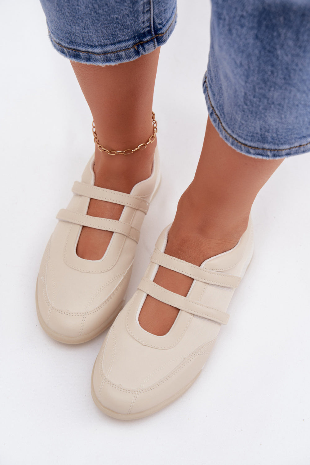 Step In Style Farvessa Beige Faux Leather Ballet Flats - view 3