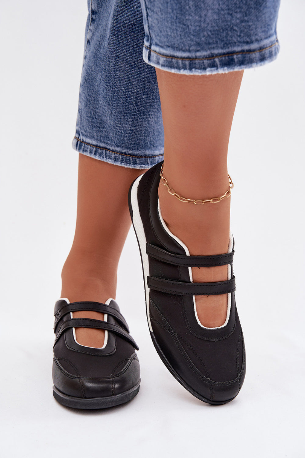 Step In Style Farvessa Black Faux Leather Ballet Flats - view 3