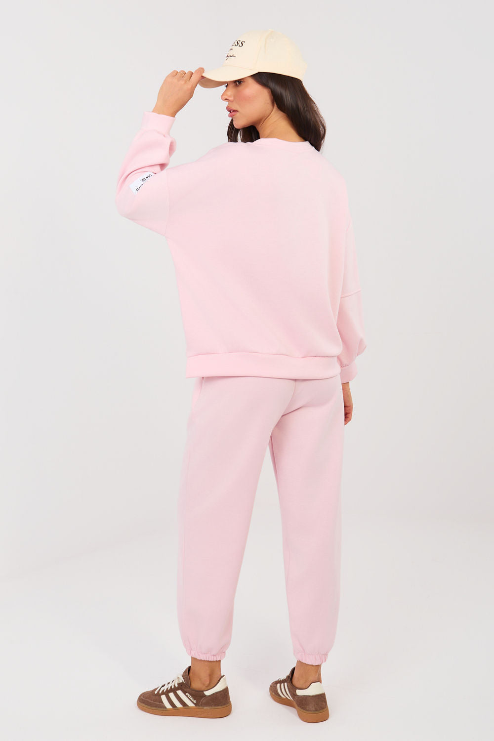Italy Moda Light Pink High Waisted Co-Ord Set - view 3