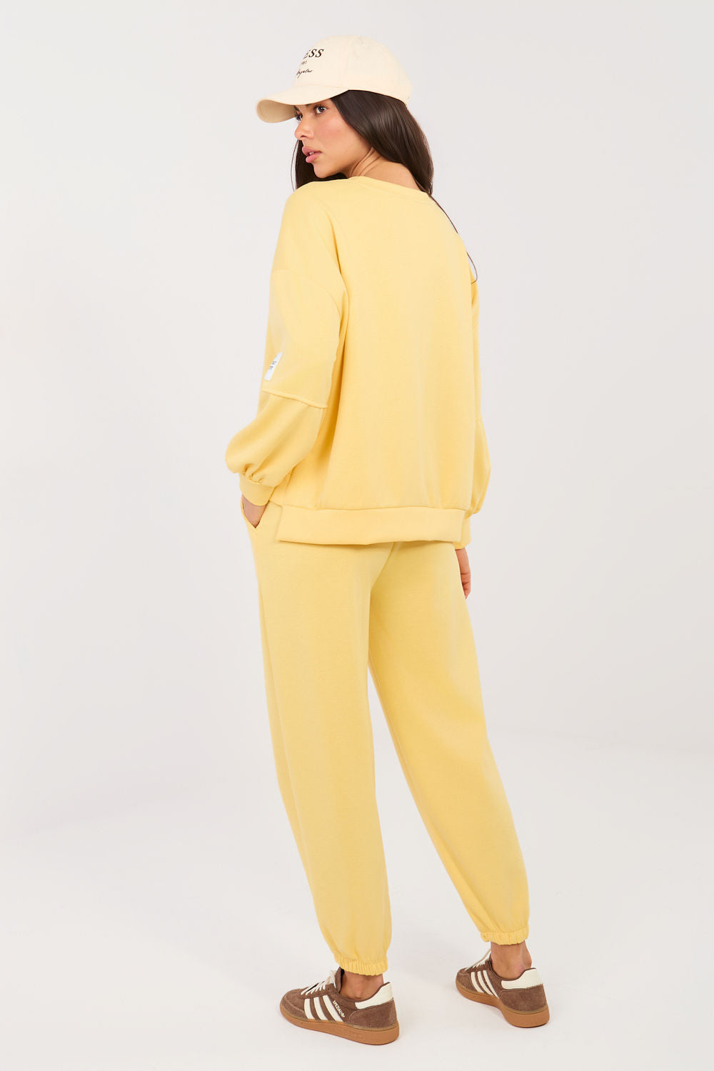 Italy Moda Yellow High Waisted Co-Ord Set - view 2