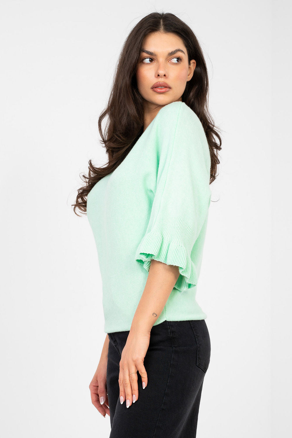 Italy Moda Mint Jumper - view 2