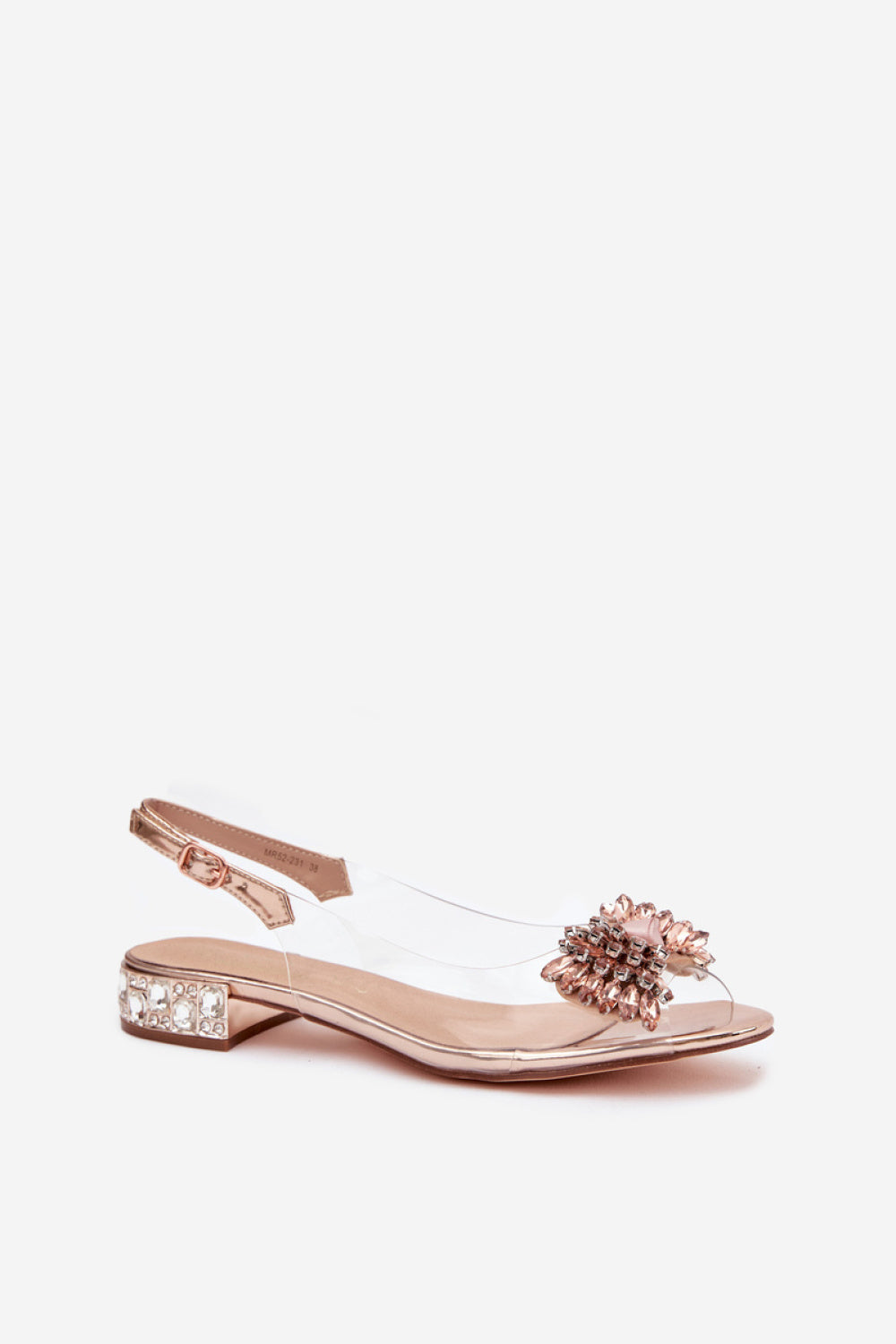 Step In Style Gold Sandals with Bows - view 2