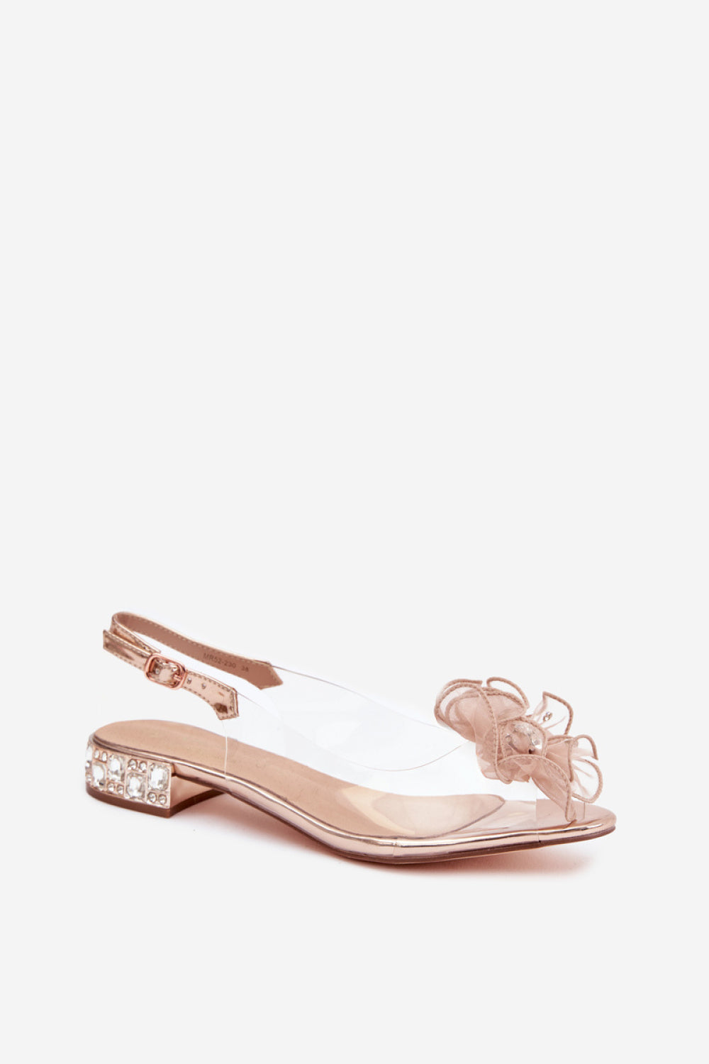 Step In Style Gold Mesh Sandals - view 2
