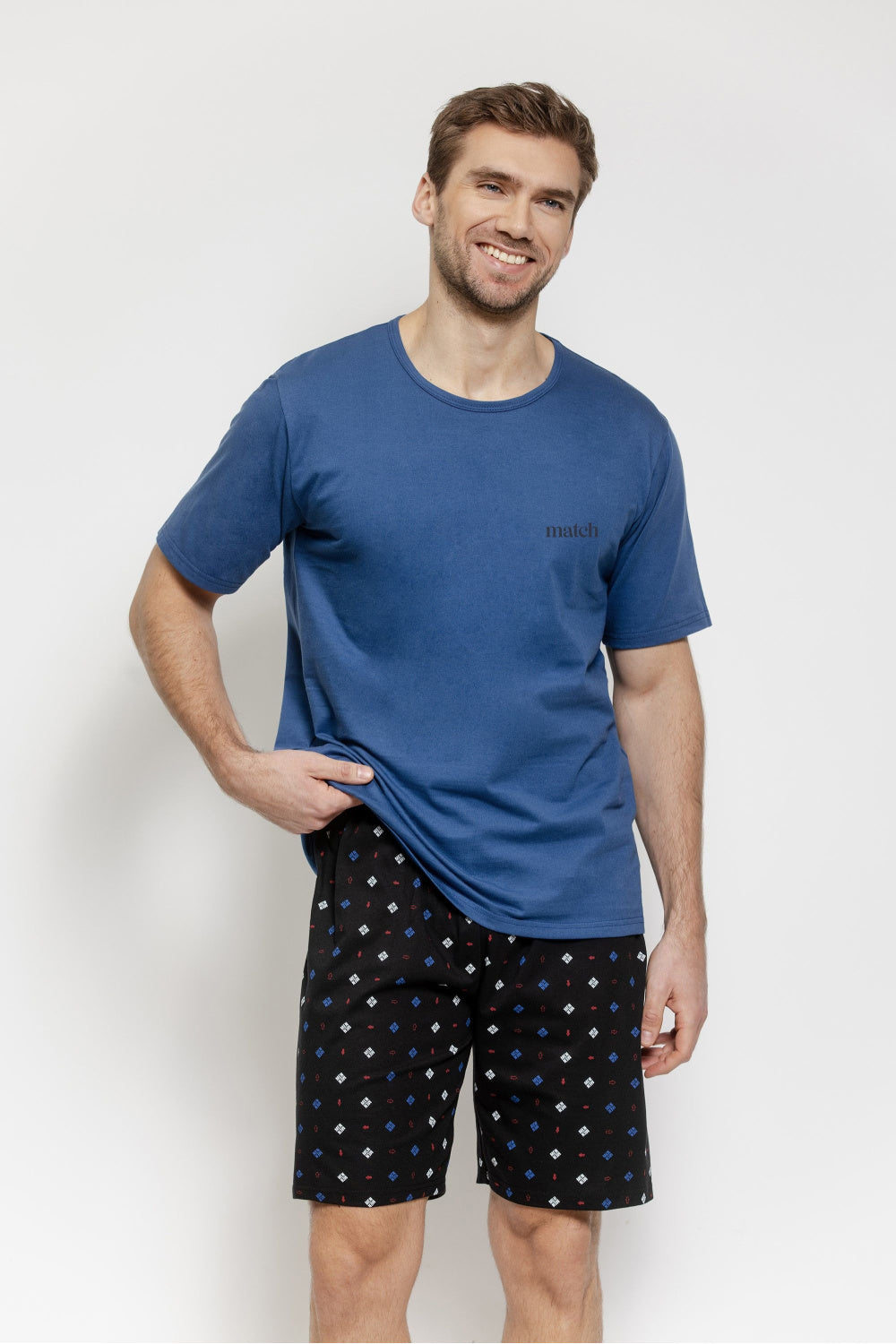 Taro Matteo Denim Blue Men's Pyjamas