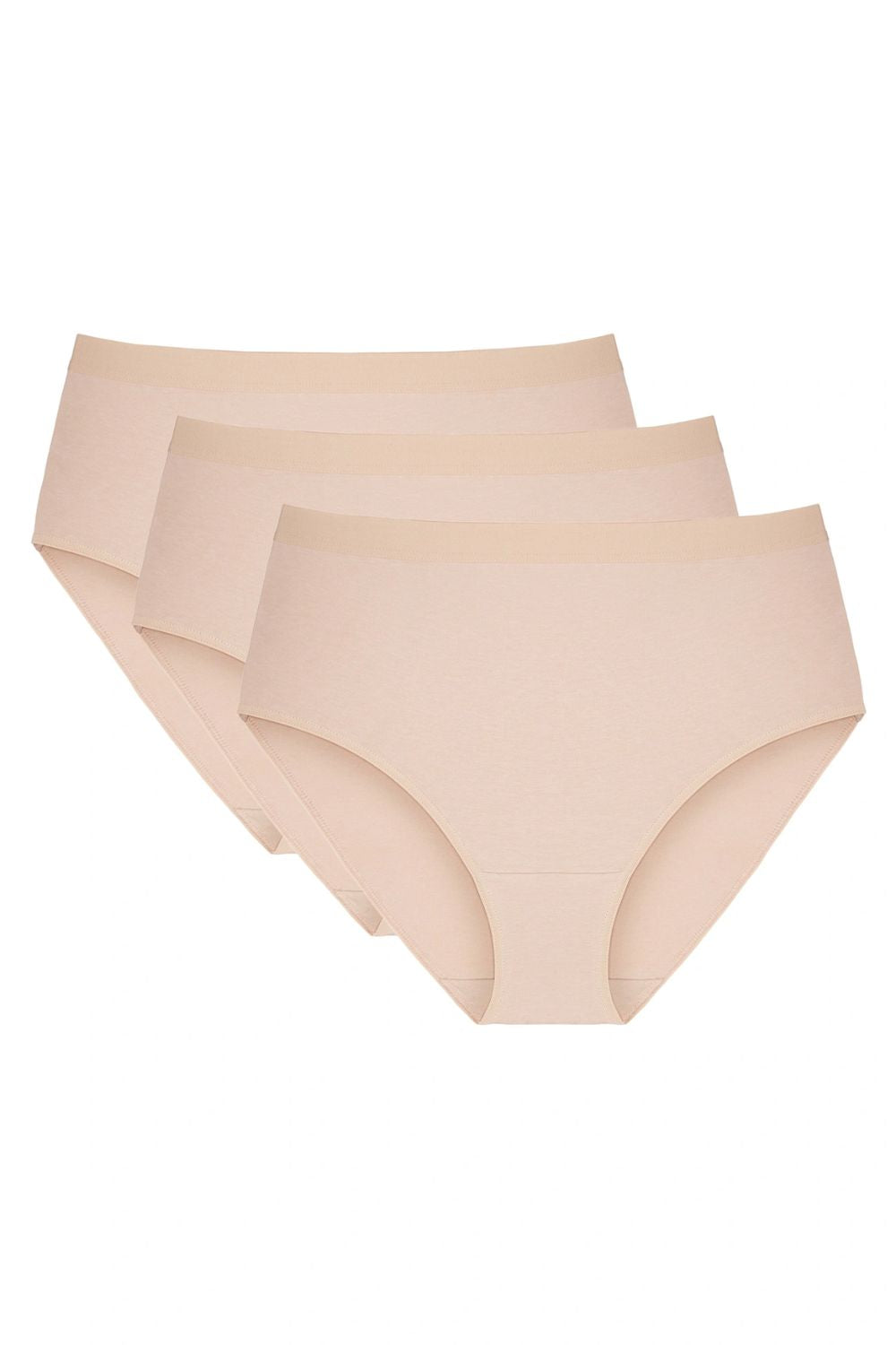Gorteks Figi Sara Beige High Waisted Lingerie Set