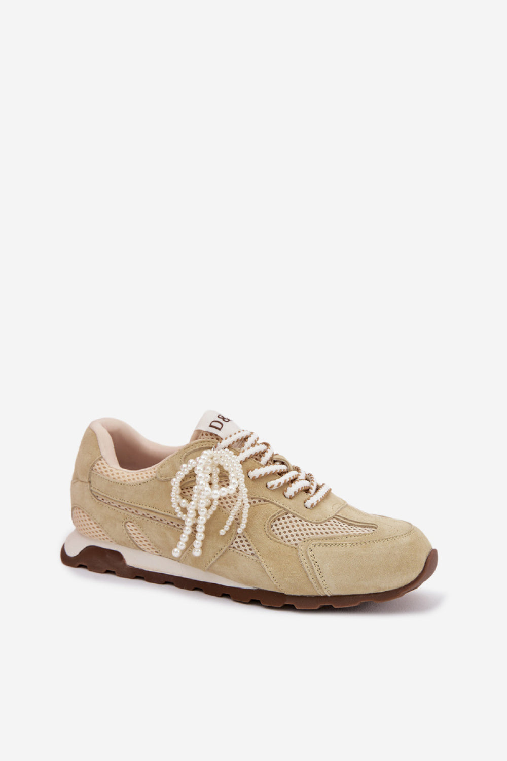 Step In Style Light Green Mesh Trainers - view 2