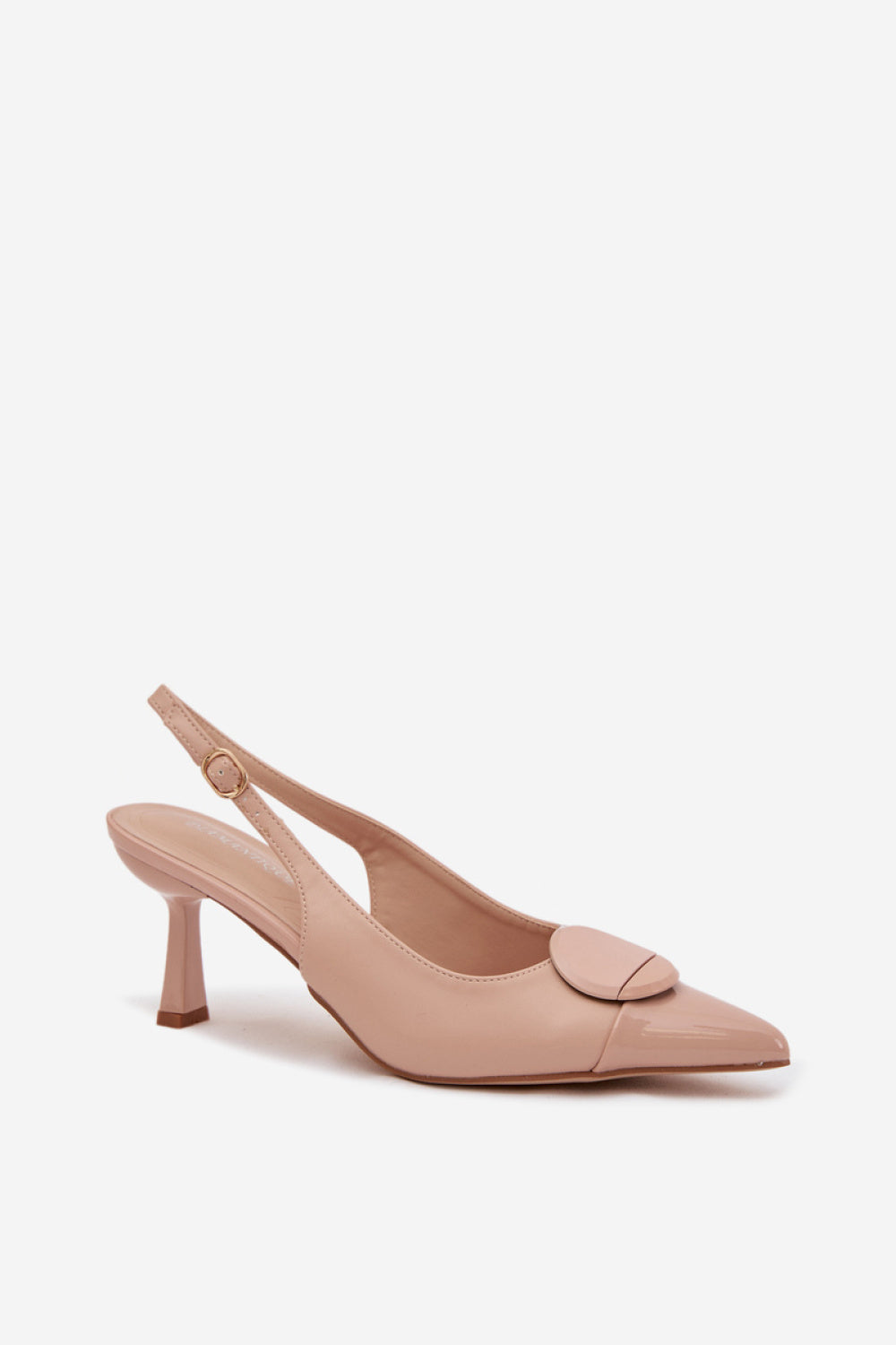 Step In Style Mariae Beige Faux Leather Stiletto Heeled Sandals - view 2