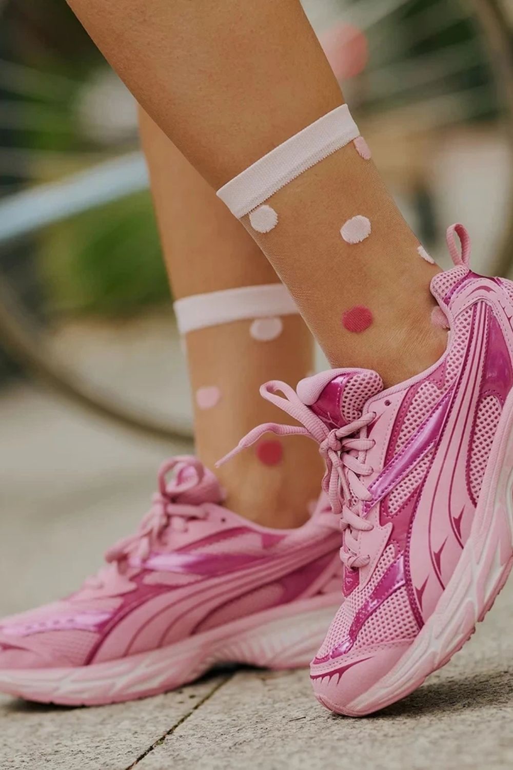 Gabriella Pink Socks