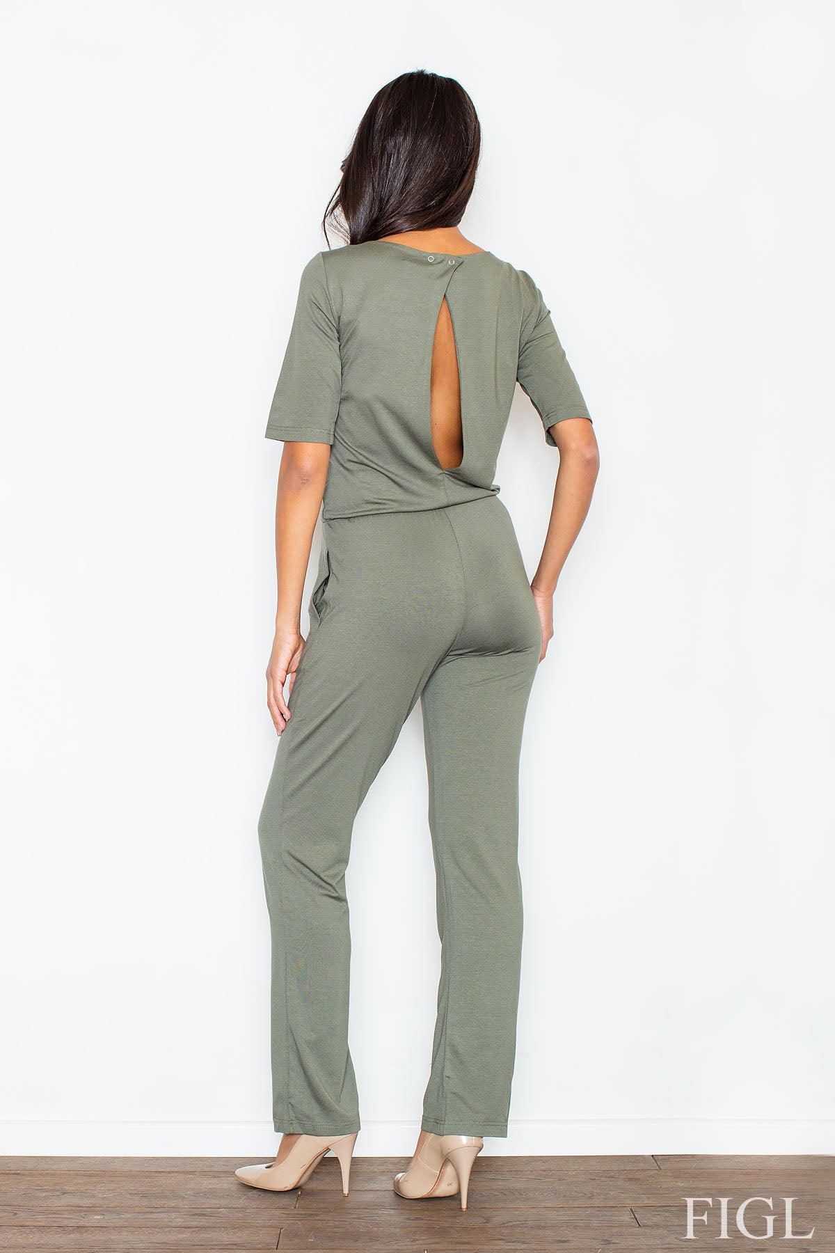 Figl Green Viscose Jumpsuit - view 2