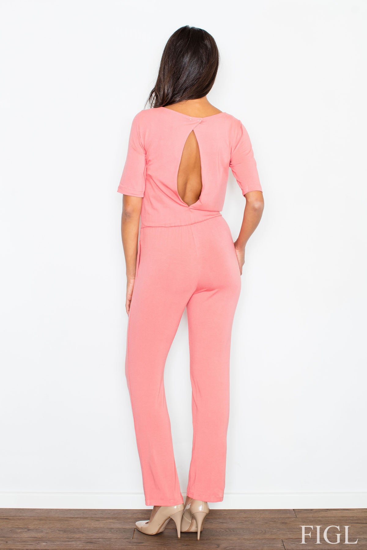 Figl Pink Viscose Jumpsuit - view 2