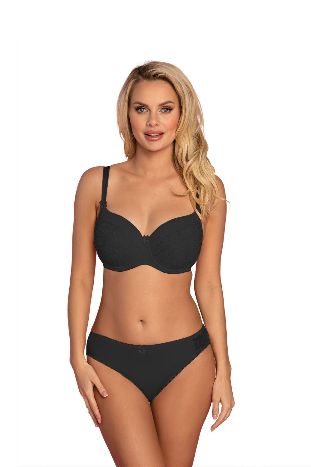 Vena Black Padded Bra