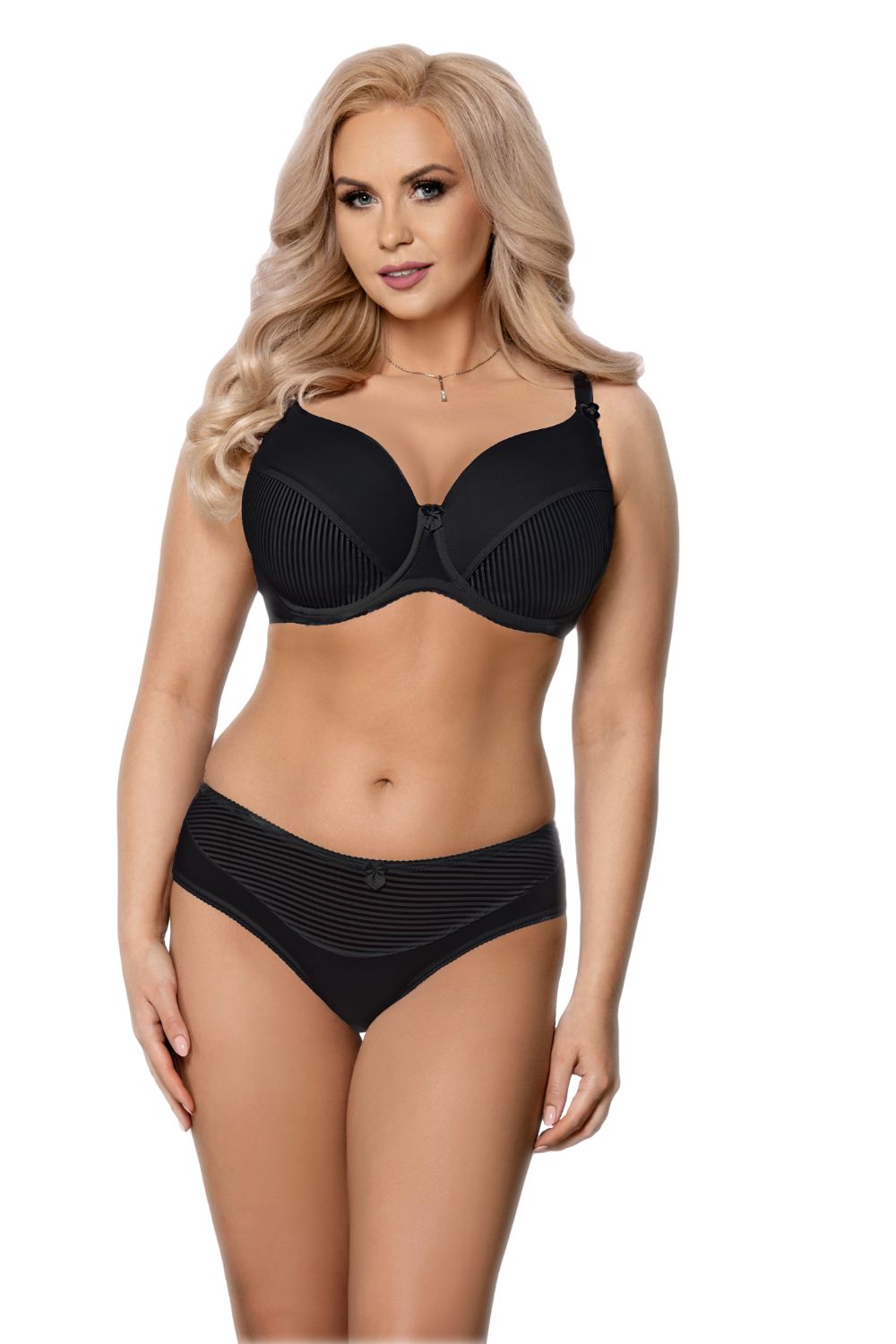 Vena Black Polyamide Padded Bra - view 2