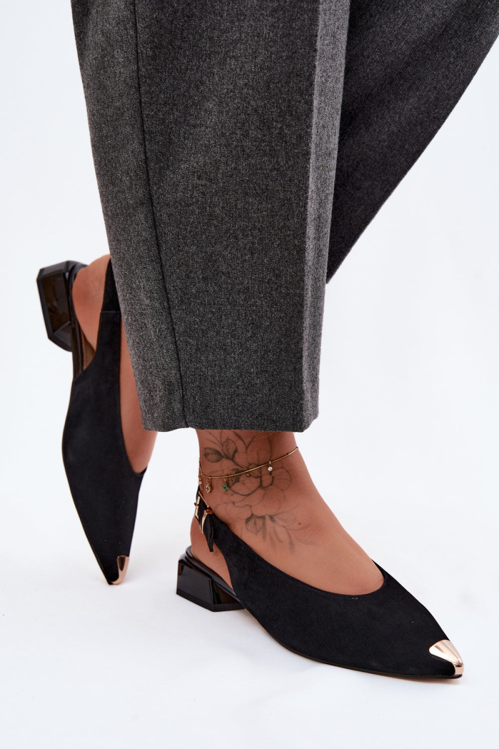 Step In Style Black Sandals - view 3