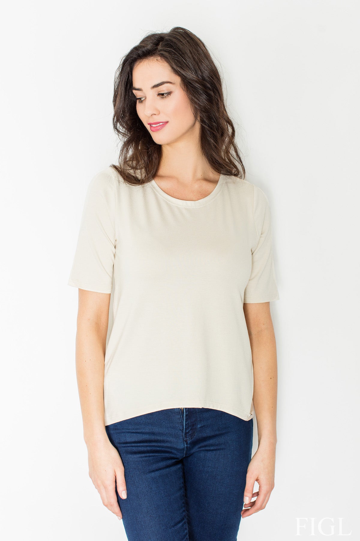 Figl Ecru Viscose Blouse - view 2