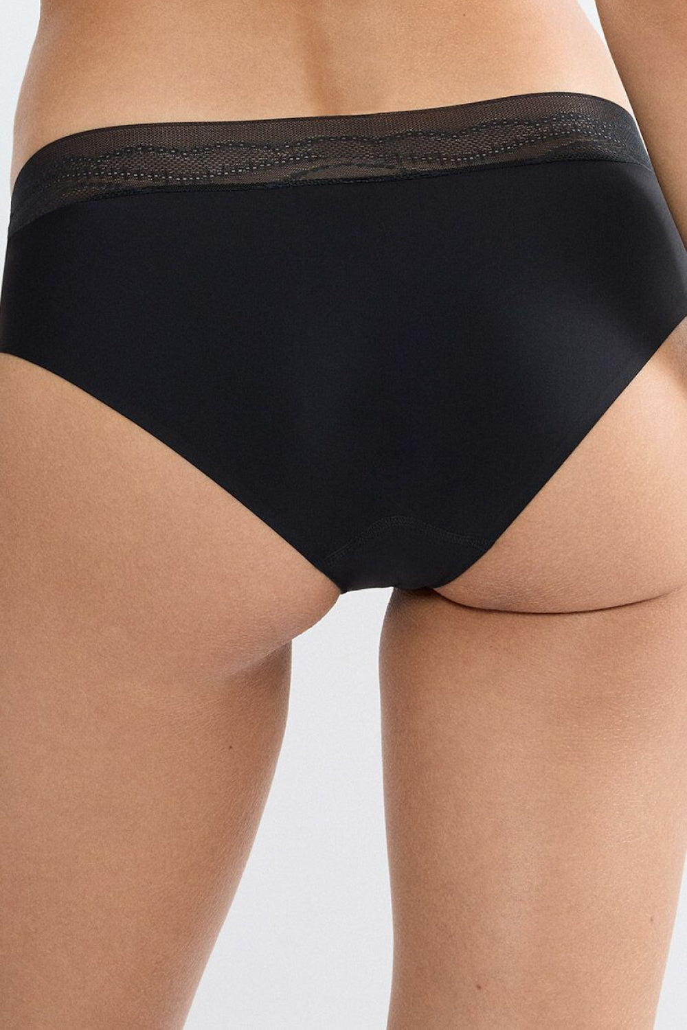 Triumph Breathe Black Lace Knickers - view 3
