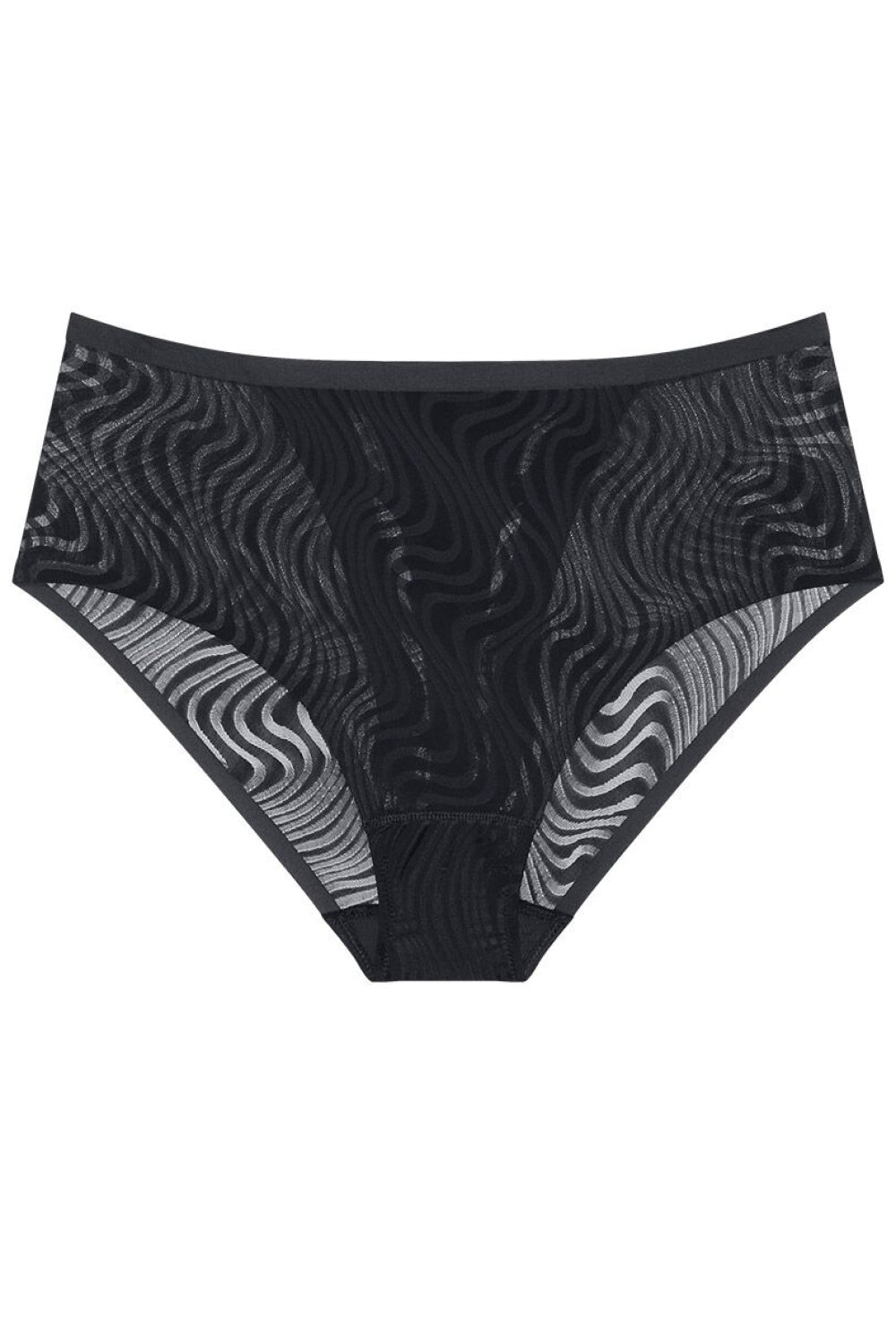 Triumph Shape Smart Ellipse Black High Waisted Knickers - view 4