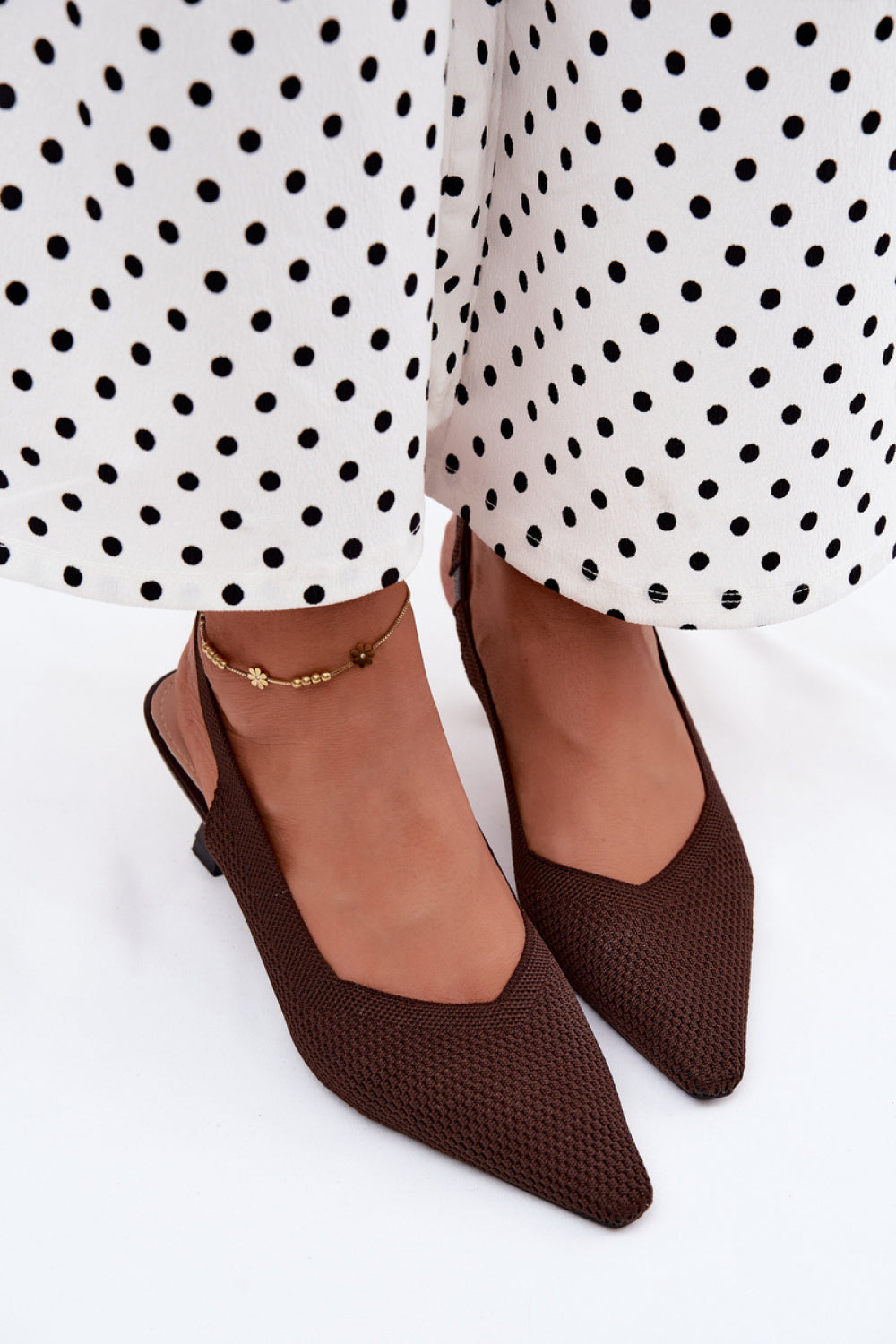 Step In Style Purea Chocolate Heeled Sandals - view 3