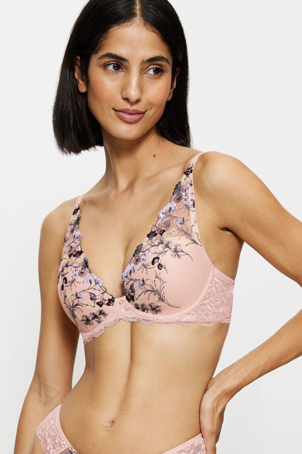 Triumph Sensual Spotlight Patterned Lace Underwired Padded Bra