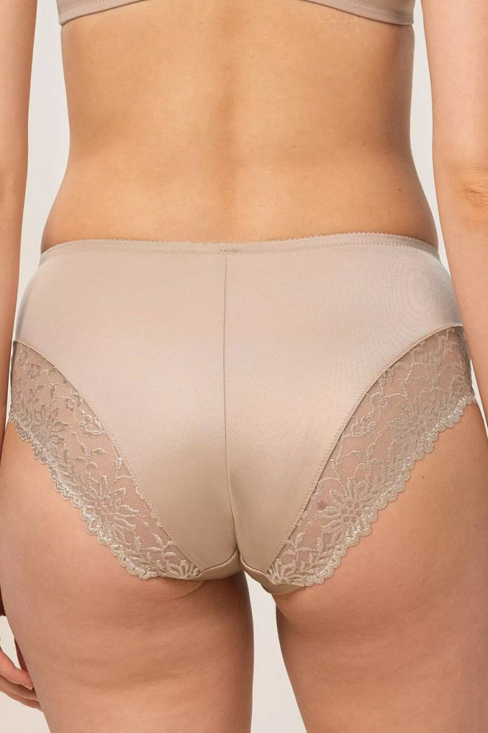 Triumph Ladyform Nude Lace High Waisted Knickers - view 3