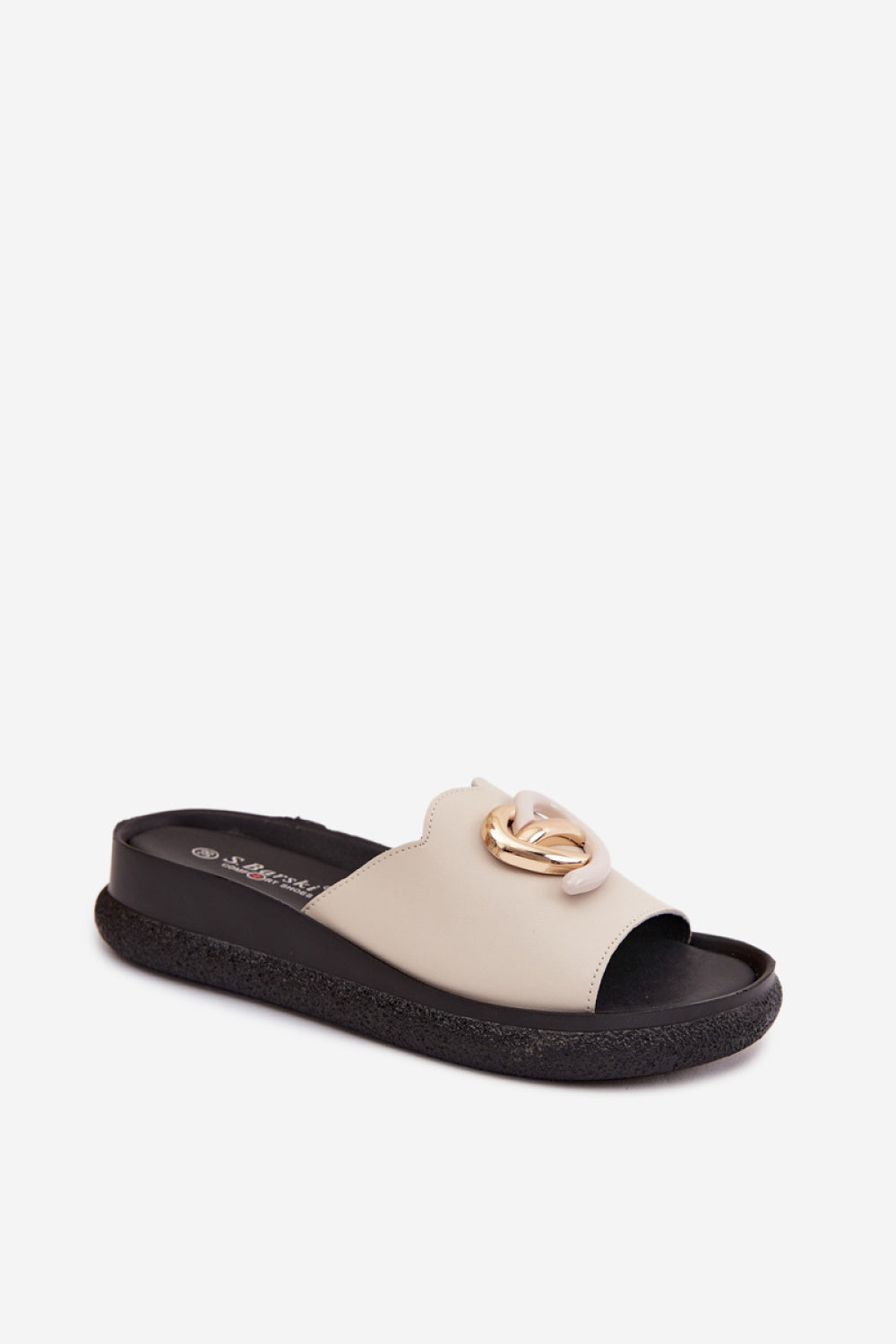Step In Style Beige Wedge Sandals - view 2