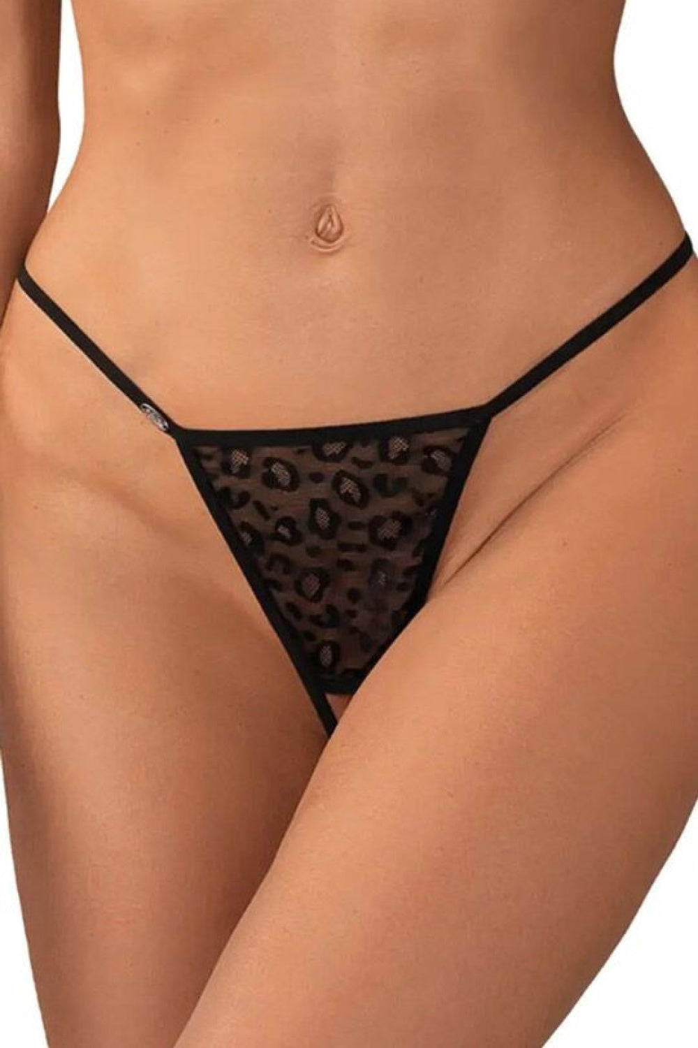 Obsessive Stringi Bianca Black Lace Co-Ord Set - view 2