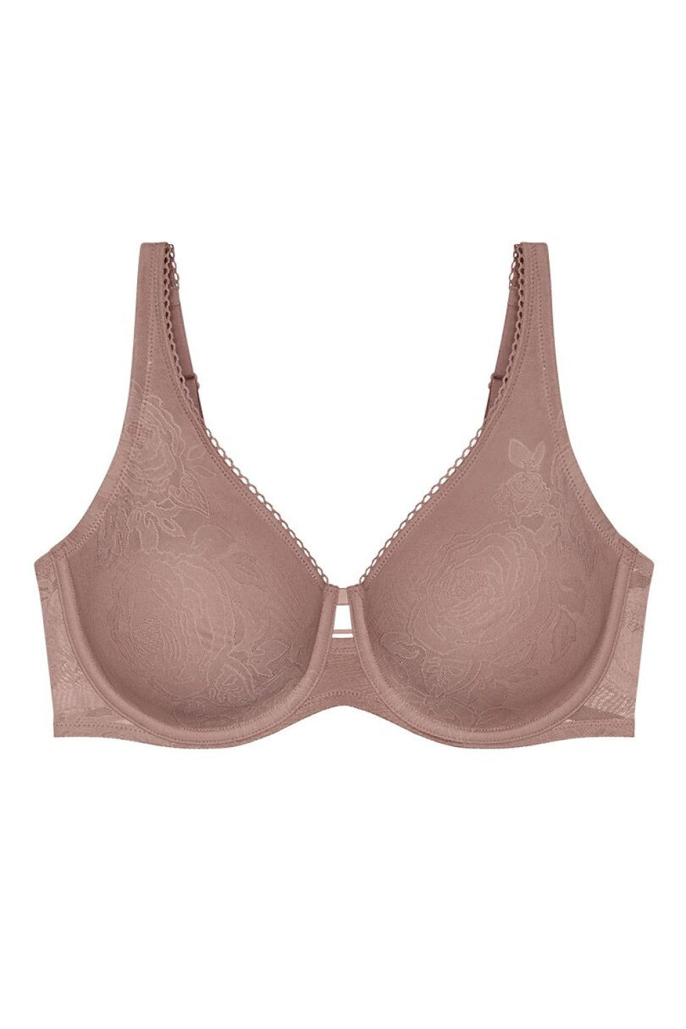 Triumph Minimizer Wild Cocoa Lace Underwired Soft Bra - view 2