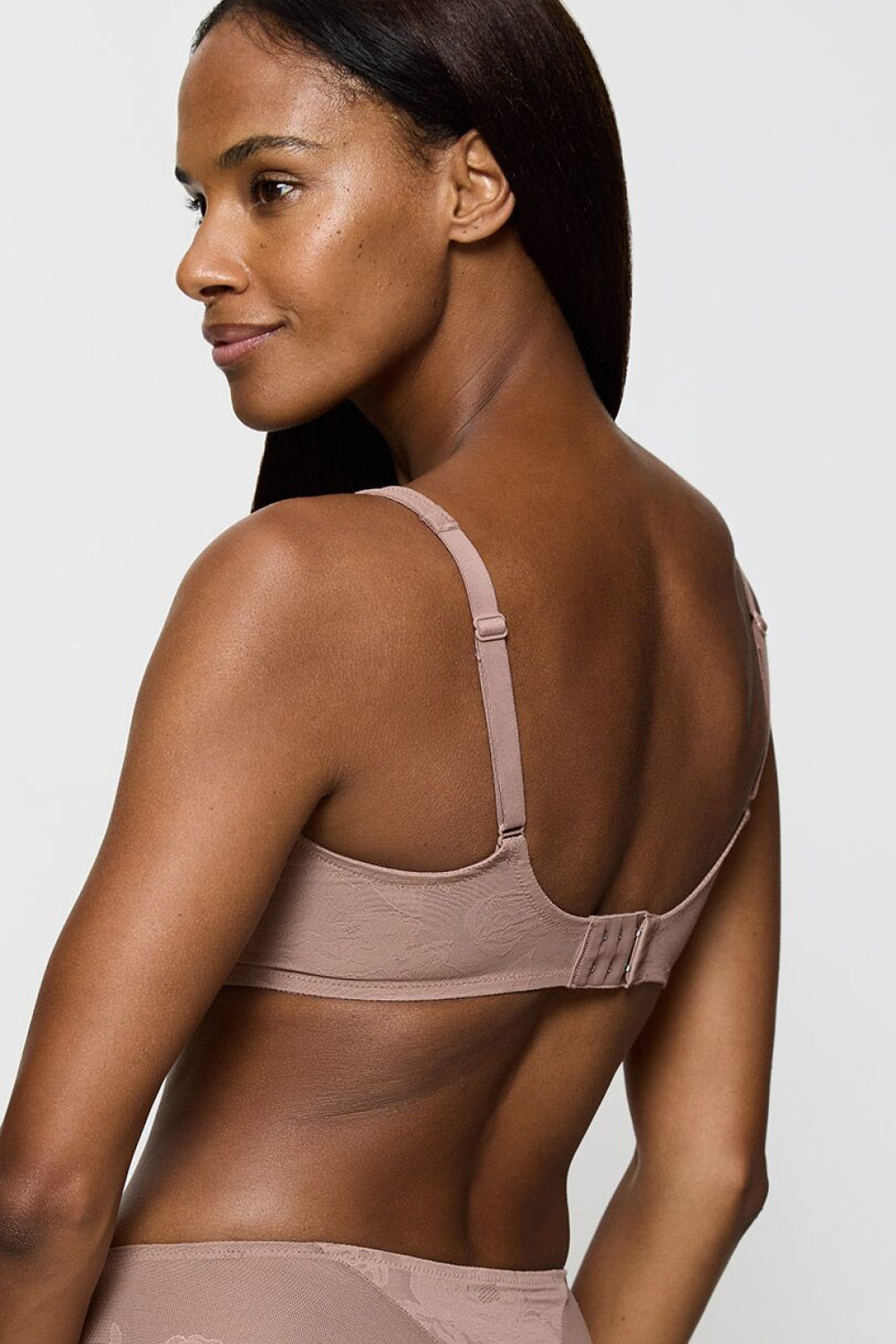 Triumph Minimizer Wild Cocoa Lace Underwired Soft Bra - view 3
