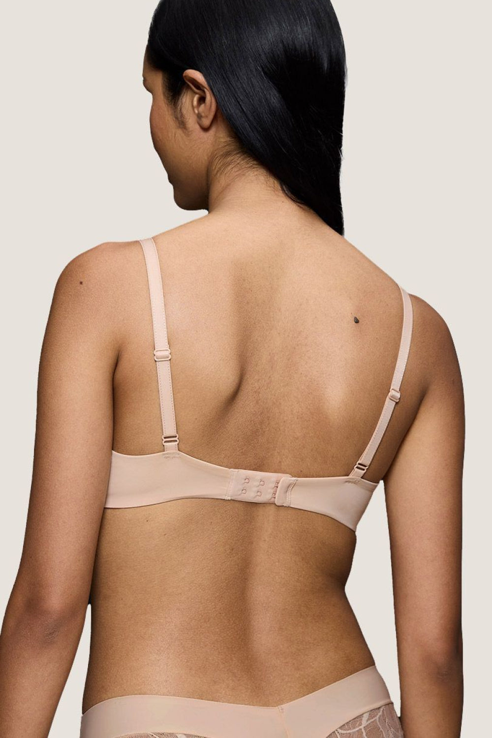Triumph Beige Polyamide Lace Underwired Push-Up Bra - view 3