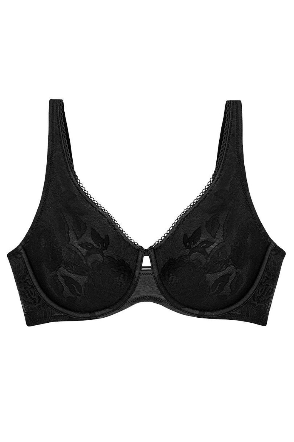 Triumph Minimizer Wild Black Lace Underwired Soft Bra - view 4