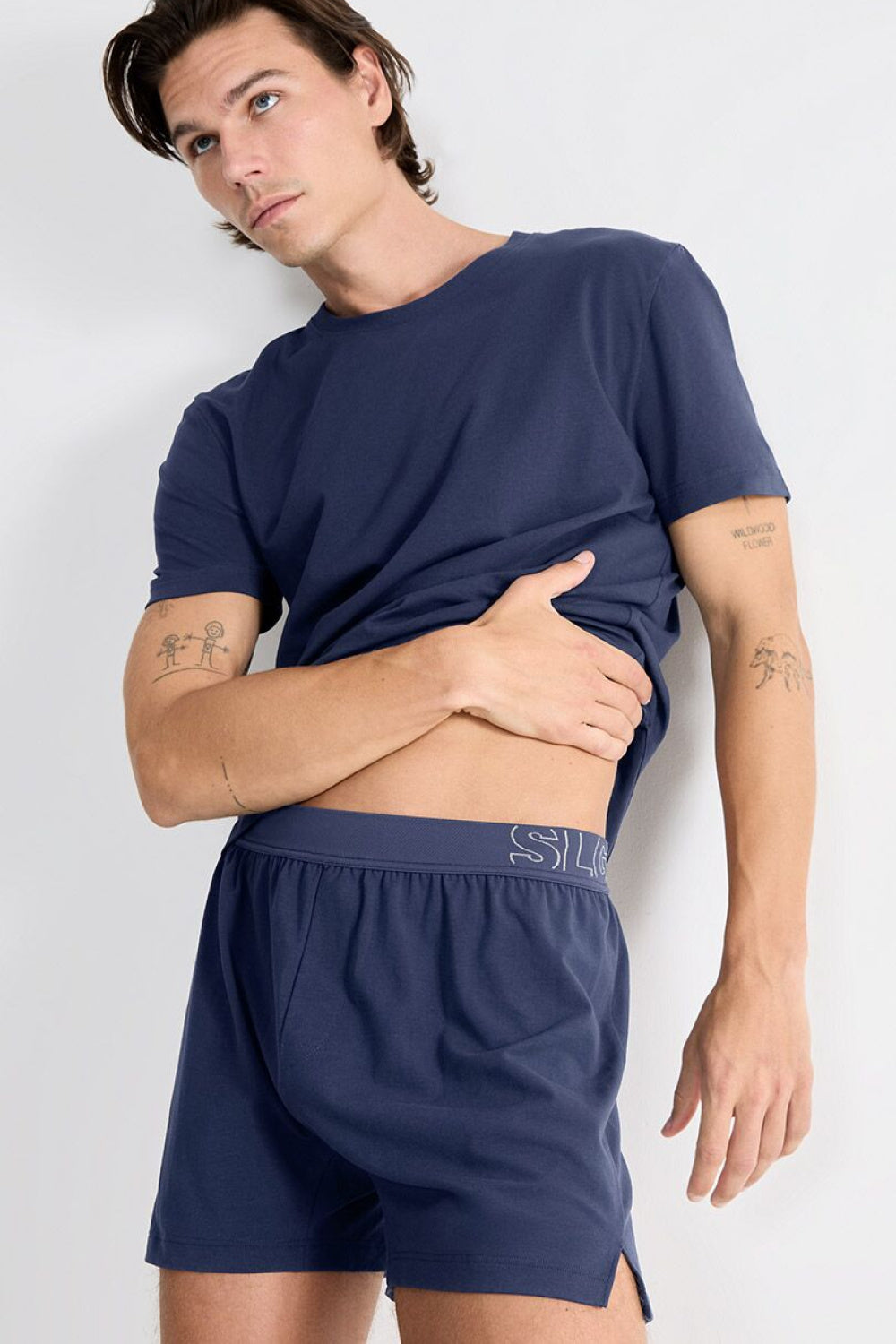 Sloggi Boxer Shorts Dark Blue Cotton Men's Boxers - view 4